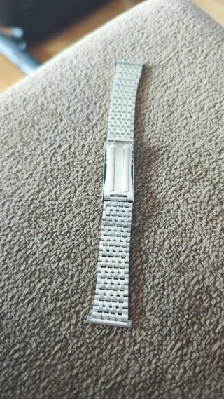 Cadena de reloj nueva bicolor
