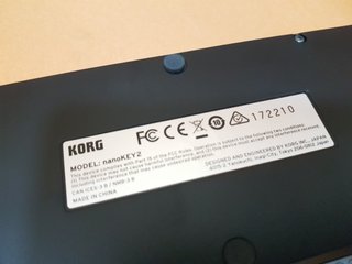 Korg NanoKEY2 Controlador MIDI Negro