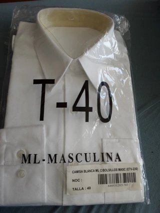 Camisa Blanca Militar T-40 ML