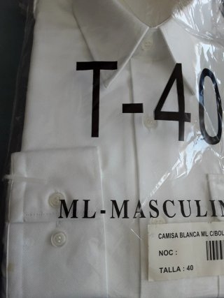 Camisa Blanca Militar T-40 ML