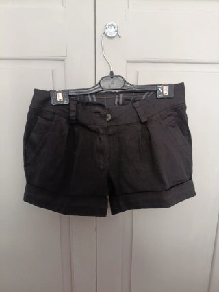 Shorts negros de vestir