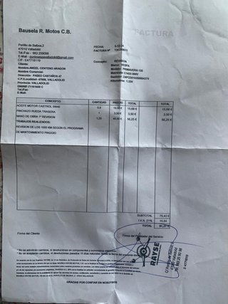 Vespa 50 CC Scooter 2024.