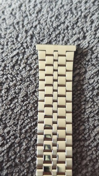 Cadena de reloj plateada nueva