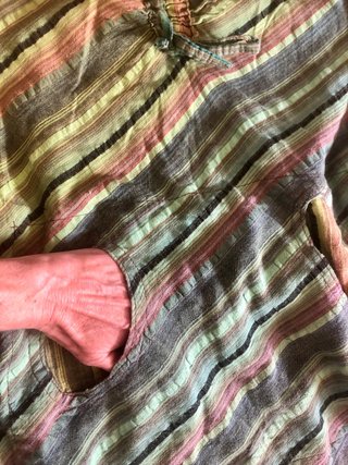 Vestido Hippie Multicolor Talla M