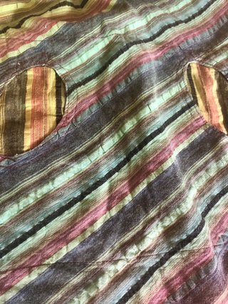 Vestido Hippie Multicolor Talla M