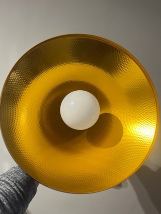 Lámpara de techo moderna madera y metal