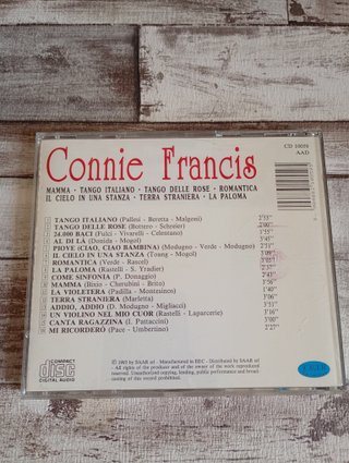 2 CD Raccolta Canzoni Connie Francis