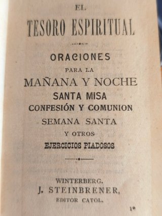 Misal antiguo de 1906 con caja y lomos de Piel.