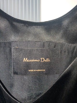 Chaleco Massimo Dutti Negro