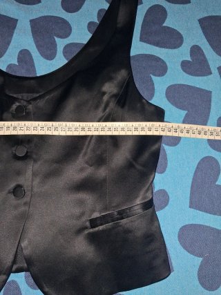 Chaleco Massimo Dutti Negro