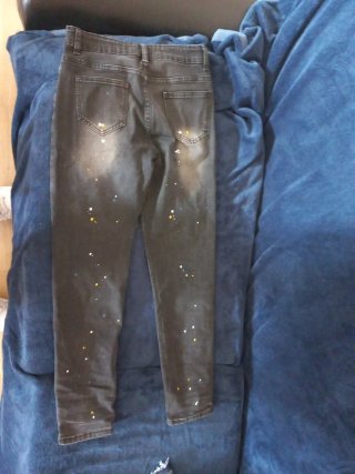 Pantalones vaqueros desgastados