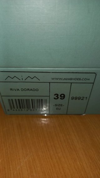 Sandalias Mim tacón dorado
