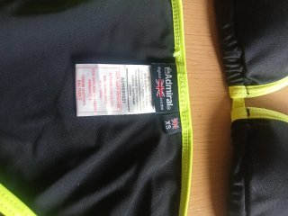 Costume da bagno donna nero e giallo
