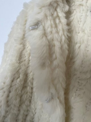 Chaqueta de fiesta blanco roto. Talla 48