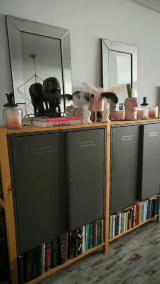 4 Muebles de almacenaje Ikea Metal Madera