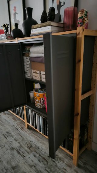 4 Muebles de almacenaje Ikea Metal Madera