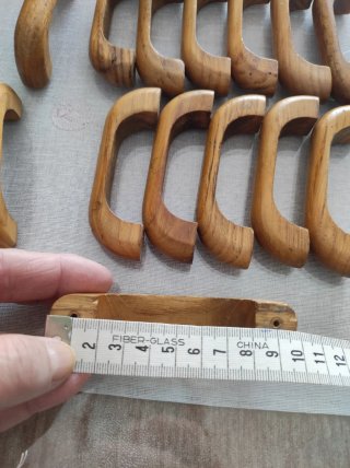 Tiradores de madera (14 unidades)