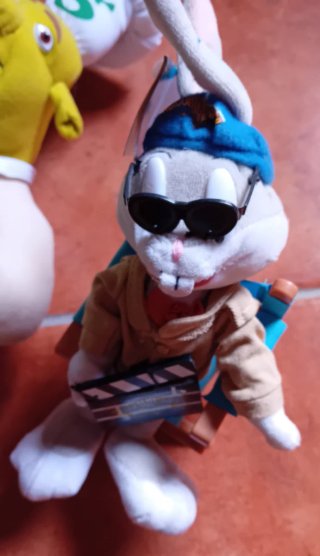 Lote de 9 muñecos de peluche y figuras
