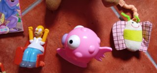 Lote de 9 muñecos de peluche y figuras