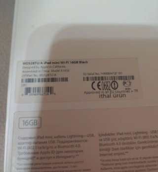 iPad mini A1432 Nero