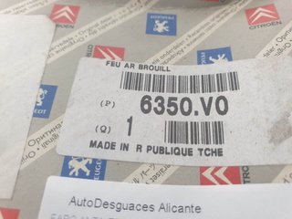FARO ANTINIEBLA TRASERO IZQUIERDO - CITROEN CITROEN C4 BERLINA 2004-2010