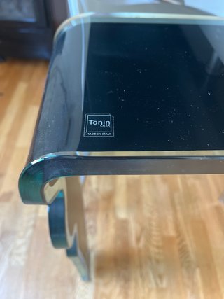 Mesa Diseño Made Italy Cristal y Madera