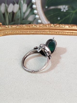 Anillo Malaquita Natural