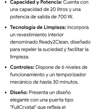 Microondas Cecotec ProClean 3050 3D Wave