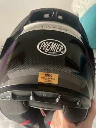 Casco Moto Premier Negro
