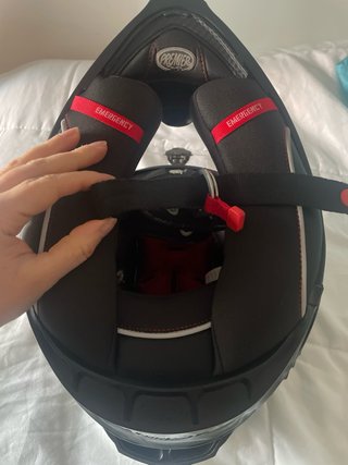 Casco Moto Premier Negro