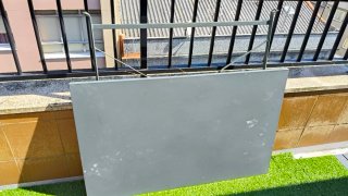 Mesa plegable metal + regalo