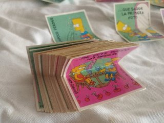 Cromos Simpsons Bollycao 1991