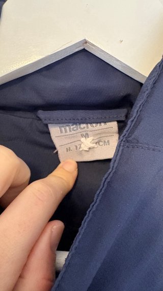 Chaqueta Levante UD Macron Azul/Turquesa