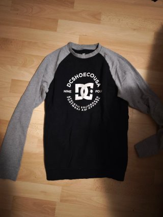 Sudadera DC Shoes Negra y Gris