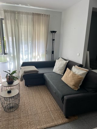 Sofá chaise longue gris como nuevo