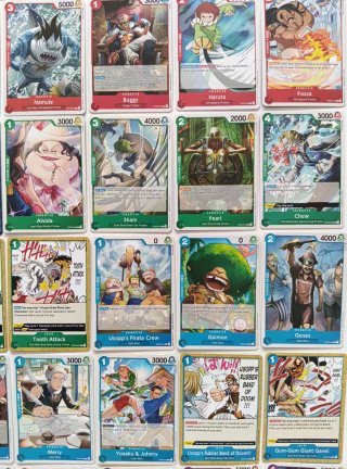 Lote 68 Cartas One Piece 03 TCG Pillars of Strengt