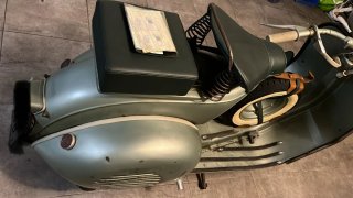 Vespa 125N manillar de tubo 2a generacion