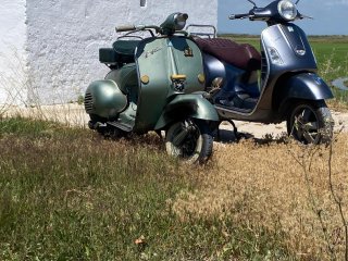 Vespa 125N manillar de tubo 2a generacion