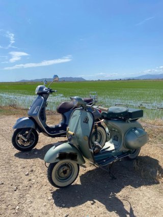 Vespa 125N manillar de tubo 2a generacion