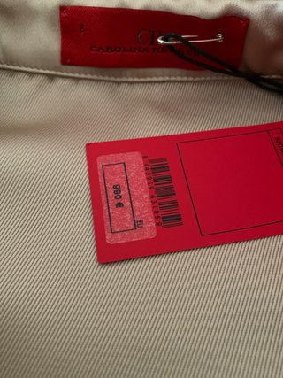 Vestido Carolina Herrera Beige Talla S