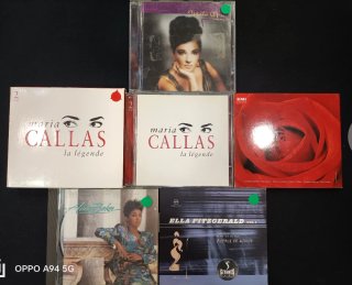CD'S MARIA CALLAS, CHUCK BERRY, ELLA