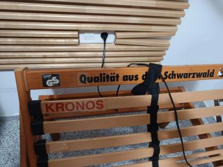 Base Cama Articulada KRONOS Madera con colchón