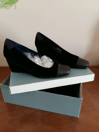 Zapatos de tacón negros talla 36