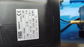 Compresor 50L 3CV 10 Bares 220V