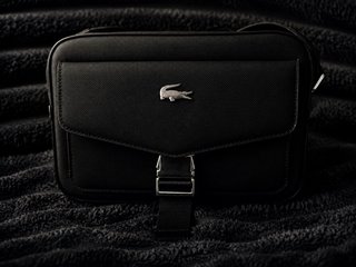 Bandolera Lacoste Negra Premium
