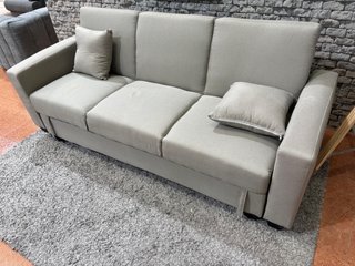 Sofá Cama Beige con Arcón Tela 210cm