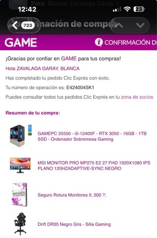 PC Gamer Completo con Silla