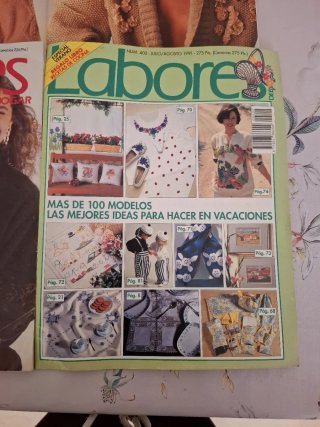 Lote de 7 revistas de punto y ganchillo