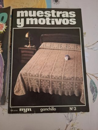 Lote de 7 revistas de punto y ganchillo