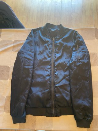 Chaqueta Bomber Reversible Estampada